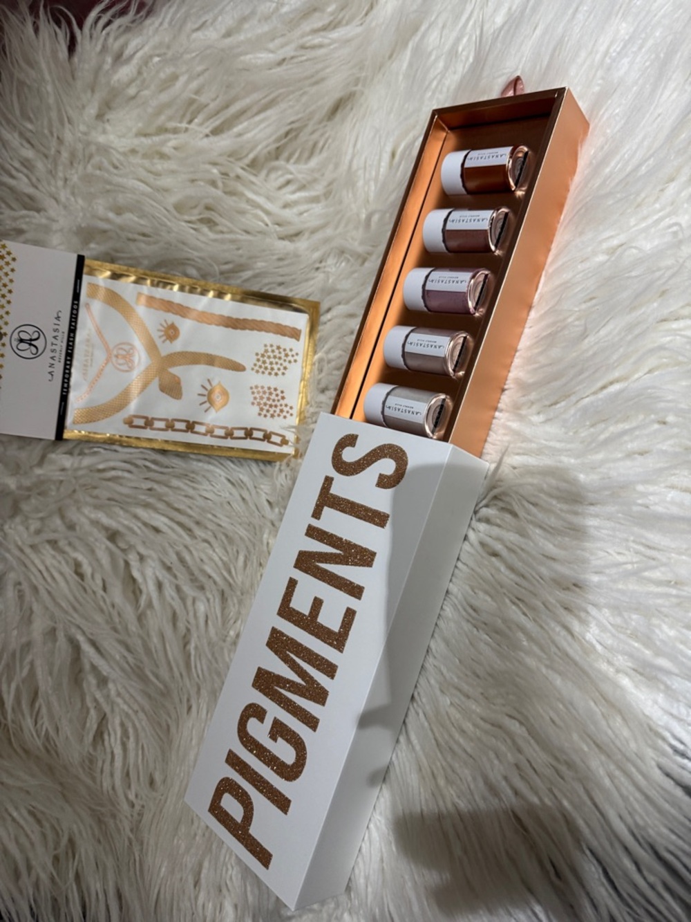 Anastasia Beverly Hills Metallic Pigment Set — Rose Gold & Pink